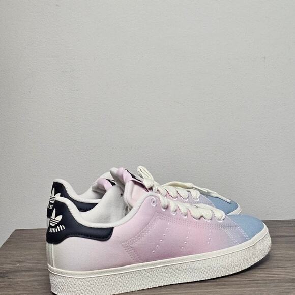 Adidas Stan Smith Men's CS Size 6.5 'Wonder Blue Clear Pink Gradient' NWT - Picture 6 of 9